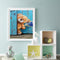 Bear by Door Oil Paint By Numbers Kit DIY Home Decoration Gift Wall Art Pic