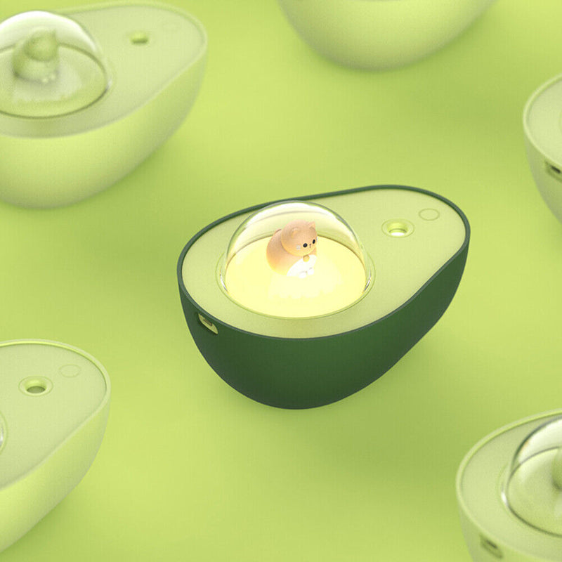 Wireless Portable USB Avocado Humidifier Purifier with Lamp Aroma Diffuser