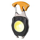 3 Gears Key Lights Portable Cob Work Lights Waterproof for Traveling (Orange)