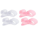 Toes Separator Bunion Bone Ectropion Hallux Valgus Care Correctors (Pink)