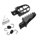 2x 8mm Motorcycle Foot Pegs Pedals Aluminum Alloy Footrests for Yamaha PW50