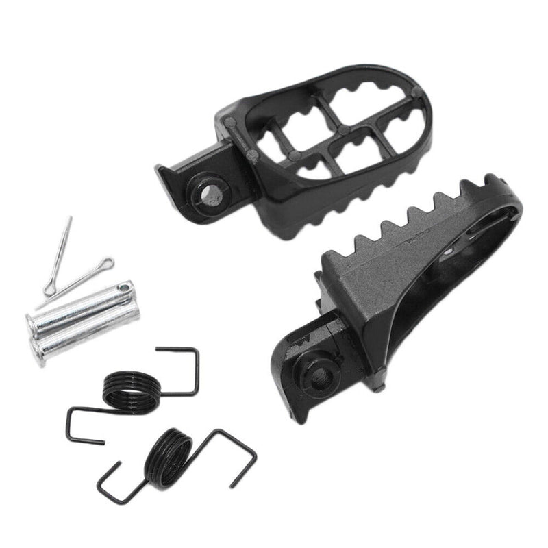 2x 8mm Motorcycle Foot Pegs Pedals Aluminum Alloy Footrests for Yamaha PW50
