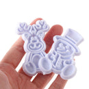 Tool Snowman Cake Decorating Baking Mould Christmas Biscuit Mold Cookies Cutter