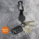 ID Card Badge Holder Doctor Nurse Clip Badge Reel Clip Retractable Keychain