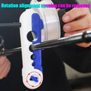 Portable Fishing Line Spooler Rod Winder Spool Line Wrapper (Blue+White) Newly