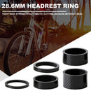 5pcs/set 28.6mm Carbon Fiber Washers MTB Bike Bicycle Headset Stem Spacers Newly