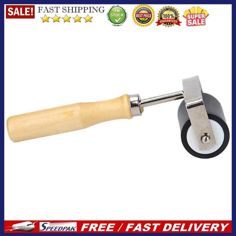 Wooden Handle Rubber Roller Printing Ink Craft Diamond Painting Flattening