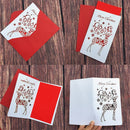 Cutting Invitation Card Greeting Cards Handmade Xmas Tree Christmas Decoration