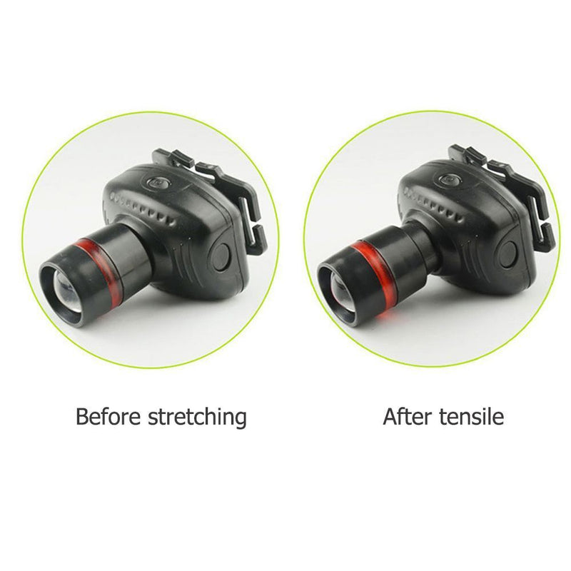 Waterproof Lanterna Zoom Cycling Lights LED Head Lamp Headlight Flashlight