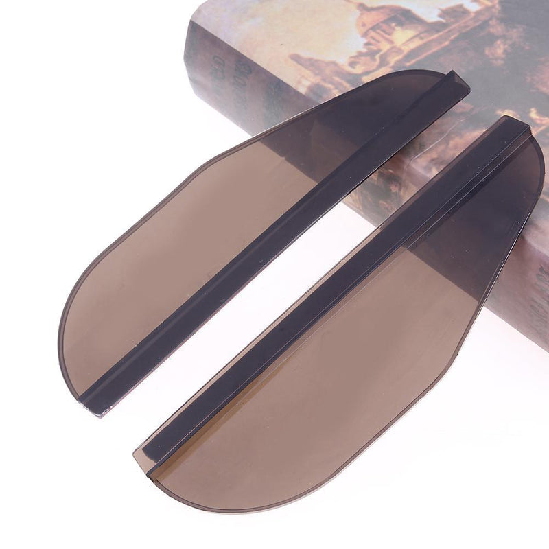 2pcs universal car rear view side mirror rain snow guard sun visor