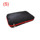 Waterproof Travel Compression Storage Bag Makeup Toiletry Pouch Black (S)