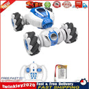 4WD RC Stunt Car 2.4GHz Music Light Watch Gesture Sensor Vehicle (Blue) Newly