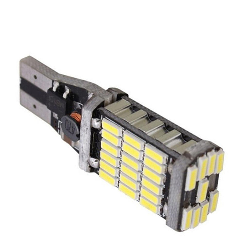 2PCS Error-Free 12V 16W T15 Car LED Fuse Lightweight Reverse Brake Lamp Bulb