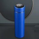 Digital Thermal Water Cup Touch Display Temperature Vacuum Flasks (Blue) Newly