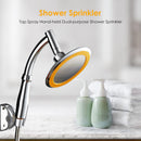 Adjustable High Pressure Water Saving Perforated Shower Head Set (6in) Newly