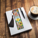 2pcs DIY Diamond Painting Leather Bookmark Gnome Tassel Crafts (FQY024)