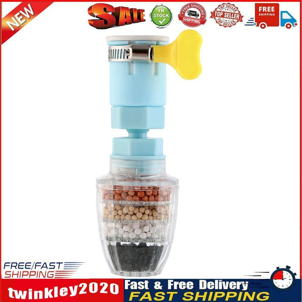 Kitchen Faucet Spouts Sprayer Shower Tap Water Filter Purifier (Blue) Newly