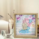 Wooden Diamond Painting Piggy Bank DIY Coin Saving Box Xmas Gifts (CQG09)