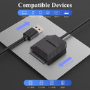 USB 3.0 To SATA 22 Pin 2.5 Inch Hard Disk Drive SSD Adapter Connector Lead Cabl`