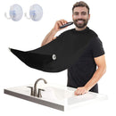 Beard Shaving Cloth Scraping Beard Hair Apron Catcher with Sucker (Black) Newly