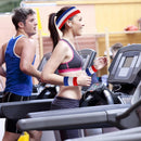 GOGO Sweatband Sets, 2 Wristbands & 1Headbands, 3 PCS July Set 4th of One H2H1