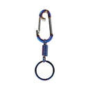 Burnt Blue Metal Keychain Aluminum Alloy Car Key Chain Ring Auto Car Stylin
