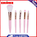 5pcs Professional Eyes Makeup Brushes Set Eyesshadow Eyebrows Beauty Cosmetics