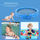 Children Inflatable Swimming Pool PVC Water Play Basin Bathtub Toys (130cm)