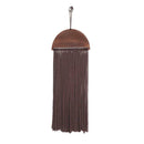 Boho Tassel Tapestry Large Wall Hanging Hand-Woven Decor Brown Home F7N4