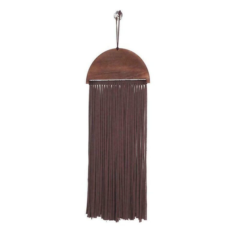 Boho Tassel Tapestry Large Wall Hanging Hand-Woven Decor Brown Home F7N4