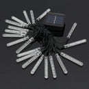 Outdoor Solar LED Lamps 3.5M 20 LED Ice Piton Lamp luces Warm White