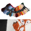 50 Colors Embroidery Thread Hand Cross Stitch Floss Strands Craft Clothing