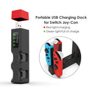 4-Port Joy-Con Controller USB Charging Dock for Switch Gamepad Charger Station