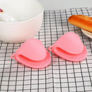 2pcs Silicone Anti-Slip Oven Gloves Heat Resistant Kitchen Cooking Baking Glove