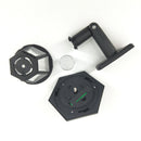 Outdoor LED Solar Hexagonal Garden Yard Sensor Wall Lamp (1pcs Warm Light) Newly