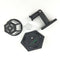 Outdoor LED Solar Hexagonal Garden Yard Sensor Wall Lamp (1pcs Warm Light) Newly