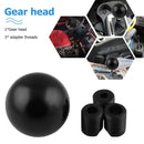 Manual Transmission Car Gear Knob Round Ball Gear Lever Knob Black Unviersal