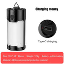 Portable Camping Lantern USB Type-C Rechargeable Waterproof Emergency Light