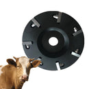Cow Cattle Hoof Trimming Cutter Livestock Sheep Foot Blade Trimmer Disc Pla