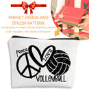 Women Cosmetic Bag Linen Pencil Bag Waterproof Printed Canvas Travel Bag Gifts
