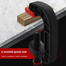 Adjustable Heavy Duty G Type Wood Clip Woodwork Carpenter C Clamp (Long) Newly