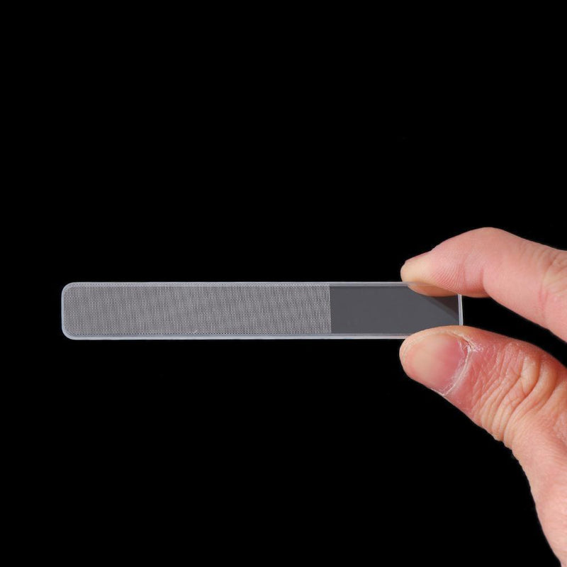 Washable Transparent Nano Polished Glass Nail File Nail Sanding Grinding Shiner