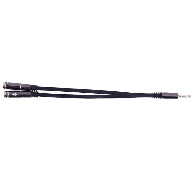 3.5mm Female Male, 2 Female Audio Splitter Cable Adapter Microphone Mic Y