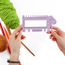 Sheepshape knitting sewing hook measuring ruler gauge size chart ruler accessories