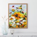 DIY Diamond Painting Kits Full Round Drill Daisy Ladybird Crafts Home Decoration