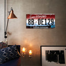 License Plate Retro Metal Plate Tin Sign Iron Painting Wall Art Decoration
