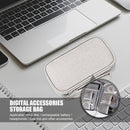 Digital Storage Bag Organizer Portable Data Cable Earphones Holder (Grey) Newly