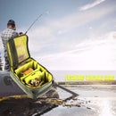 Double Zipper Outdoor Fishing Line Reel Lure Hook Handbag Storage Tackle Bags