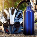 700ml Aluminum Portable Outdoor Sports Water Bottle Drinking Kettle (Blue) Newly