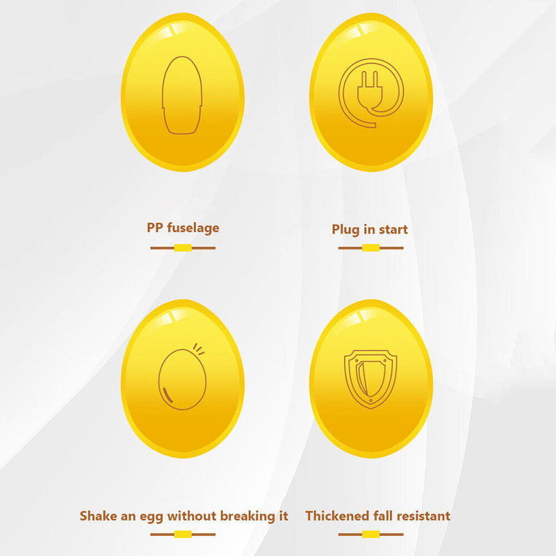 Kitchen Electric Golden Egg Maker Yolk White Mixer Egg Shaker (EU Black)